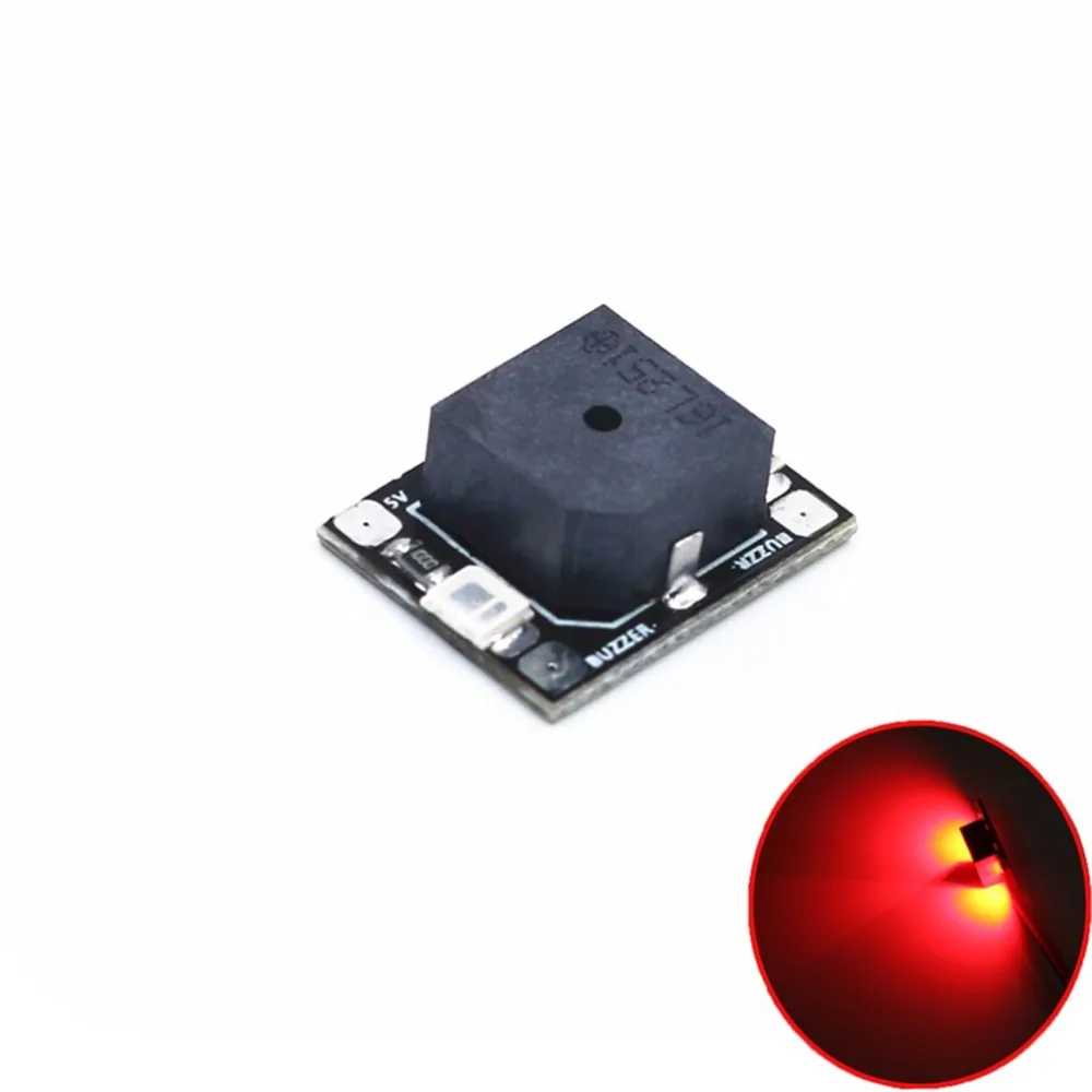Портативный супер мини модуль сигнализации w/LED для NAZE32 F3 Контроллер полета RC Дрон
