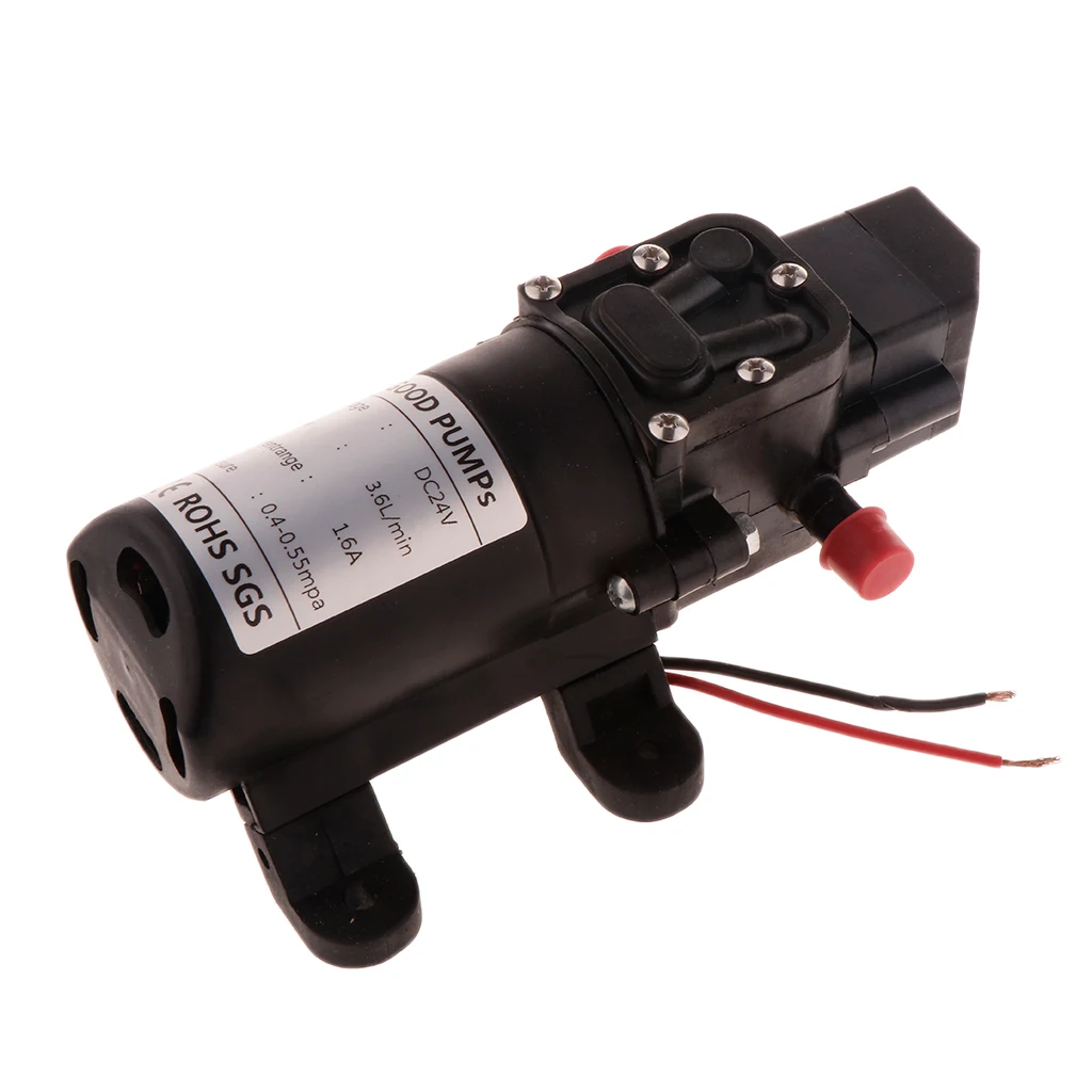 12-24V High Pressure 3.6L/min Water Pump Car Boat Wash Spray Transfer Pump Utility Pumps for Water Purification Treatment	