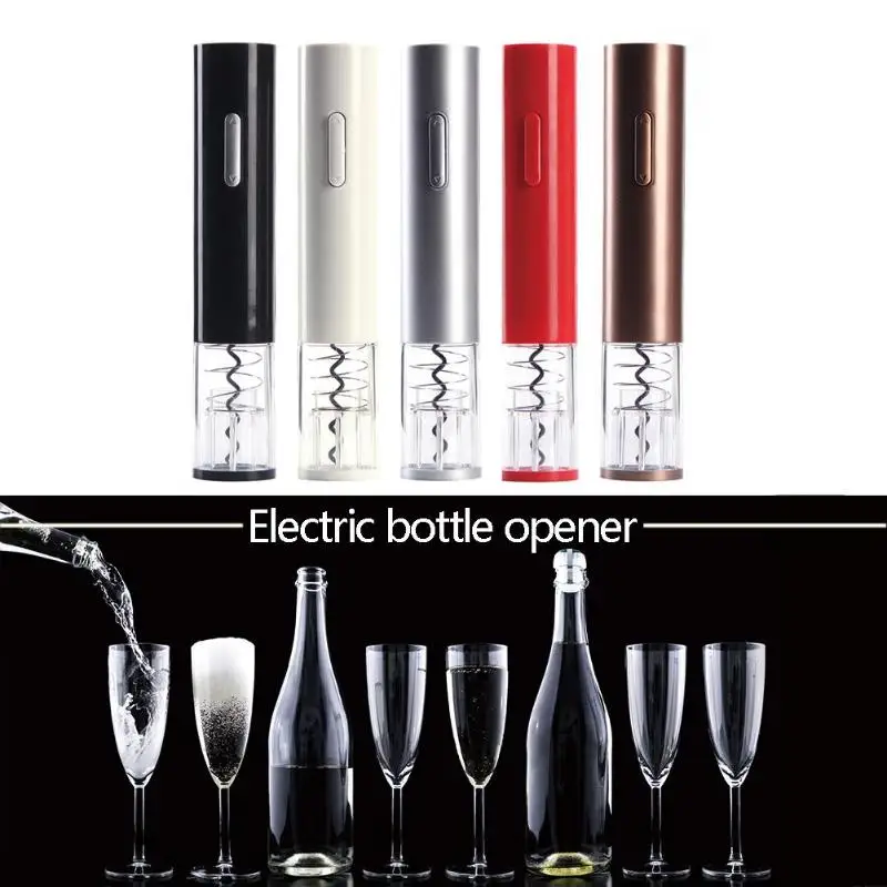 Original Electric Wine Opener Corkscrew Automatic Champagne Bottle Kit Cordless With Foil Cutter And Vacuum Stopper | Дом и сад