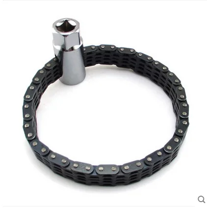 

Max diameter 12CM-14CM 1/2" chain Oil Filter Wrench Auto Removal Tool Remover