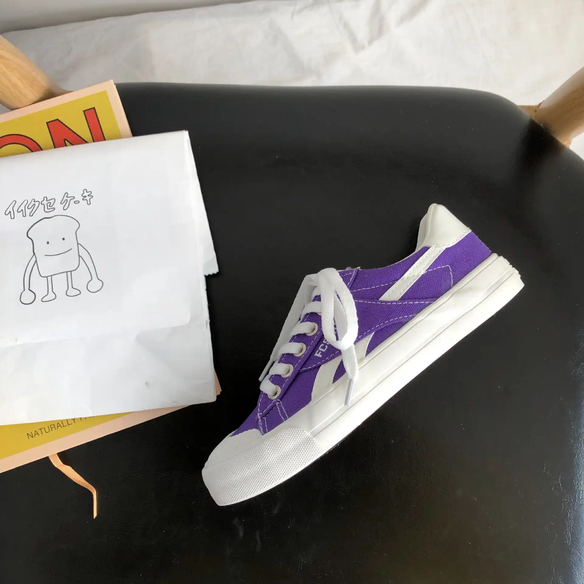 women's fashion casual trend color matching canvas sneakers