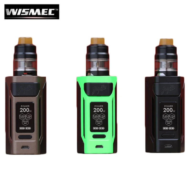 Оригинал Wismec Reuleaux RX2 20700 200 Вт бокс мод Vape с 2 мл/4 мл набор GNOME Fit WM02 WM03 катушка