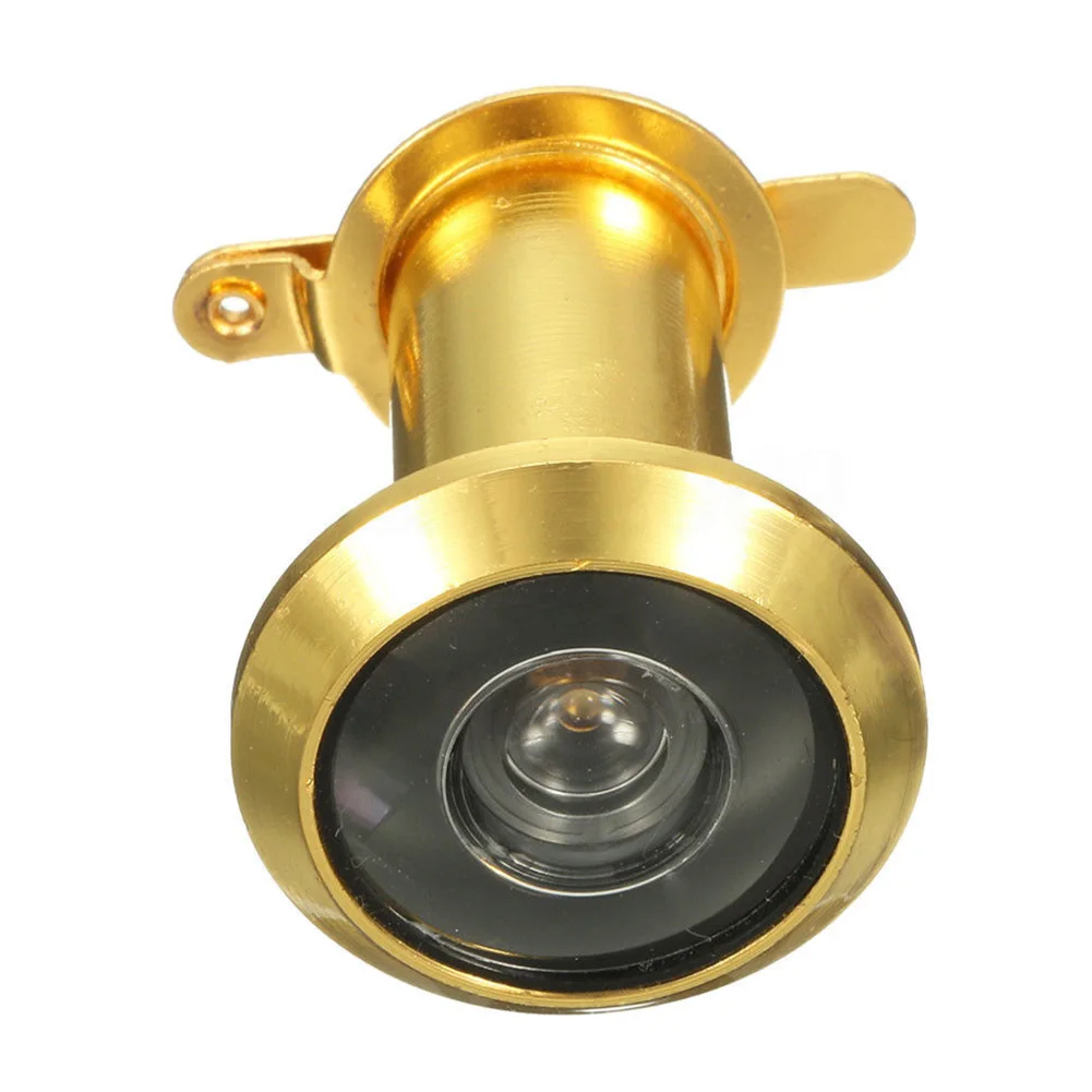 

Hardware Anti Theft Home Security Eye Spy Wide Angle Door Viewer Adjustable 200 Degree Peephole Lens Privacy Cover House Durable