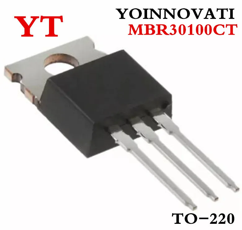 50 шт./лот MBRF30100CT MBR30100 30A 100V TO-220 лучшее качество | Электронные компоненты и