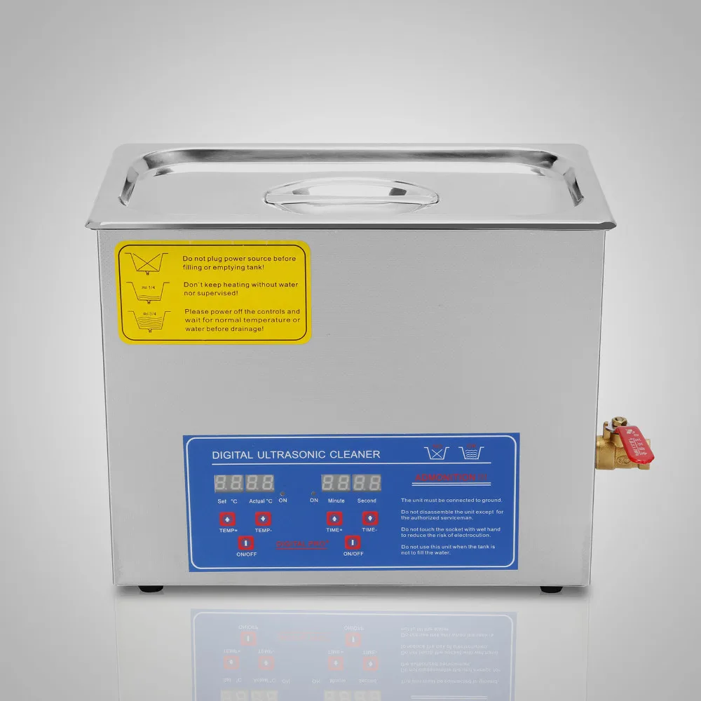 

6L Ultrasonic Cleaners Supplies Jewelry Heater Timer Tank Bath