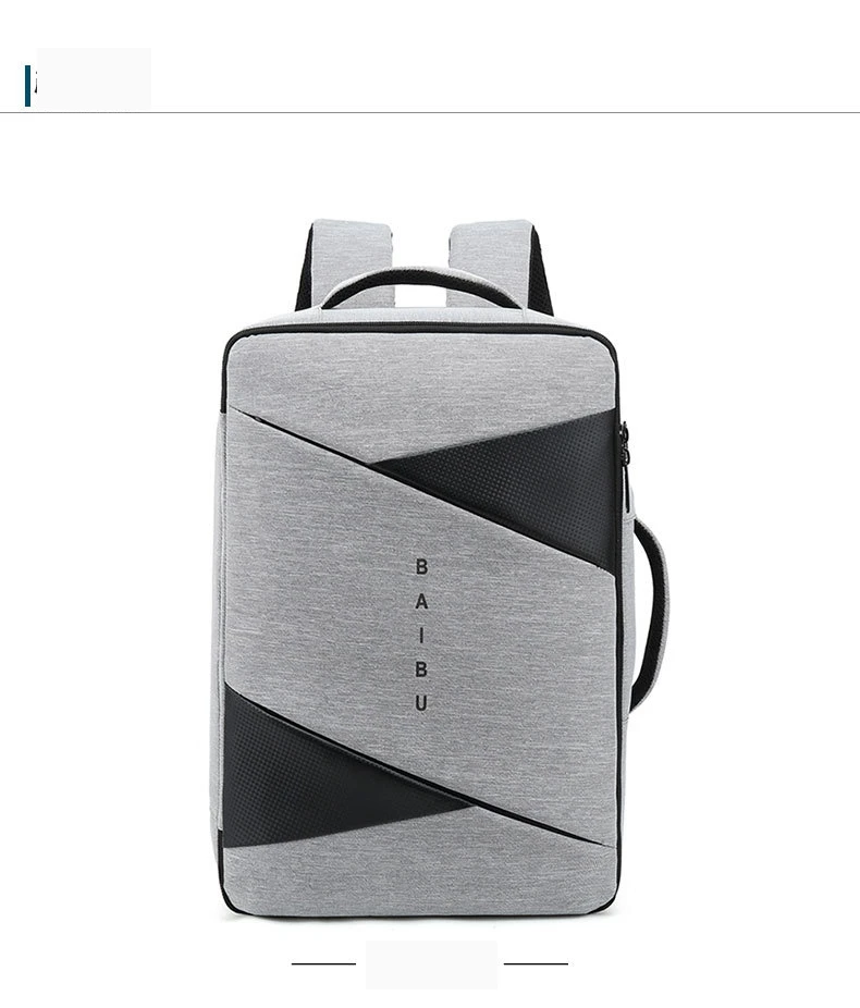 BAIBU мужской деловой рюкзак для ноутбука, 15,6 дюймов, сумка для путешествий, зарядка через USB, Mochila Manager, умный рюкзак с защитой от кражи, сумка