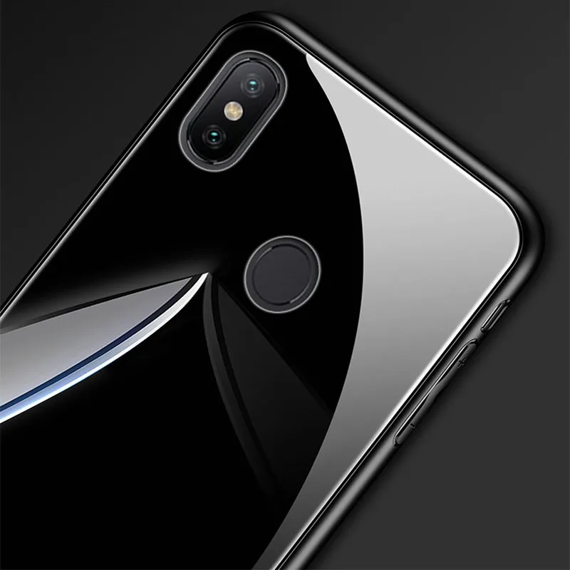Yuetuo оригинальный роскошный стеклянный зеркальный чехол для Xiaomi redmi Примечание 5A
