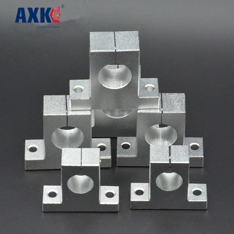 10pcs Sk10 Sh10a 10mm Linear Rail Shaft End Support Xyz Table Cnc Parts
