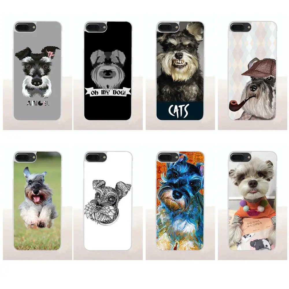 

Bixedx Soft Design Miniature Schnauzer Puppy For Huawei Honor Mate 7 7A 8 9 10 20 V8 V9 V10 G Lite Play Mini Pro P Smart