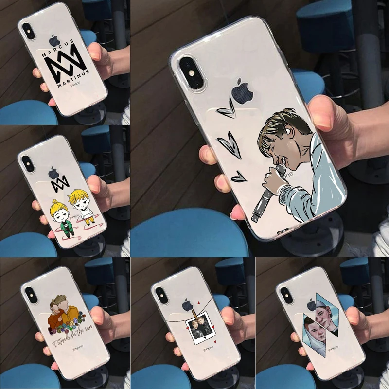 NEW Marcus& Martinus soft silicone TPU Phone Case For iphone X XS Max XR 5 5S SE 6 6SPlus 7 7Plus 8 8Plus 11Pro MAX Soft Case