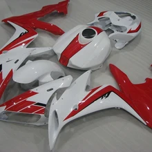 Обтекатели YZFR1 2004 2006 Белый Красный Полный комплект тела для YAMAHA 04