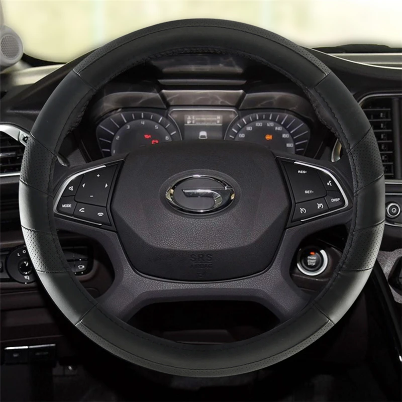 

KKYSYELVA New sports four seasons car steering wheel cover boutique car car steering wheel diameter 38 cm 3 color optional