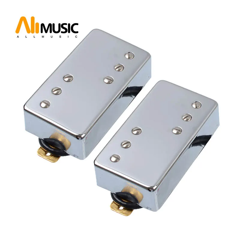 

ALLMusic Two Line 6 Hole Electric Guitar Humbucker Pickup for LP Guitar Chrome