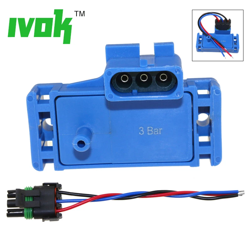 Free Shipping 3Bar 3 Bar Turbo Map Sensor 12223861 Electromotive Motec