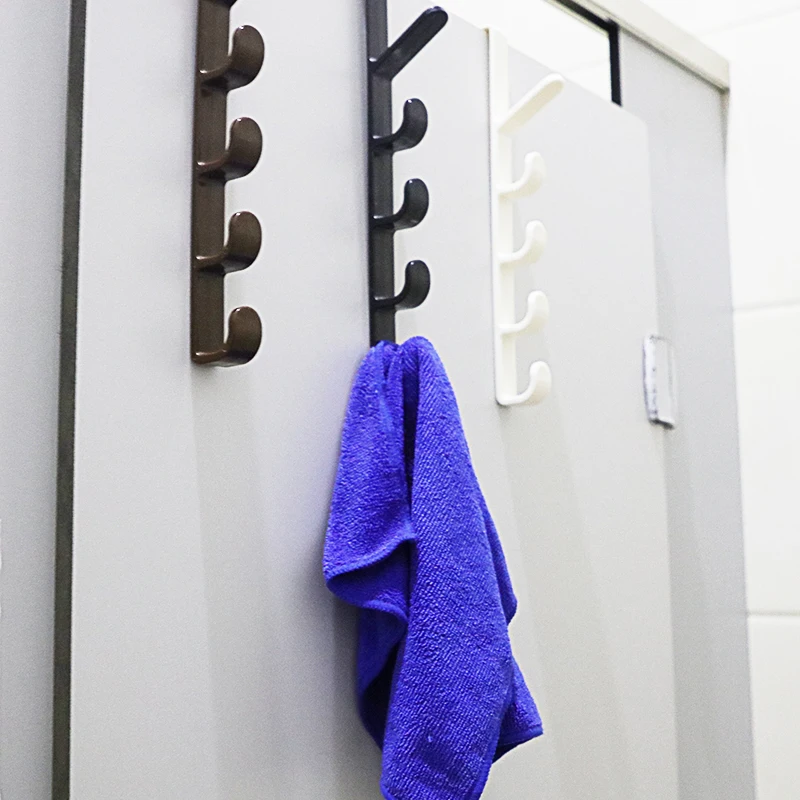 Stouge 1 قطعة جدار دولاب الباب على شنقا قبعة الملابس حامل الحمام منشفة رف رف المطبخ أشتات تخزين منظم