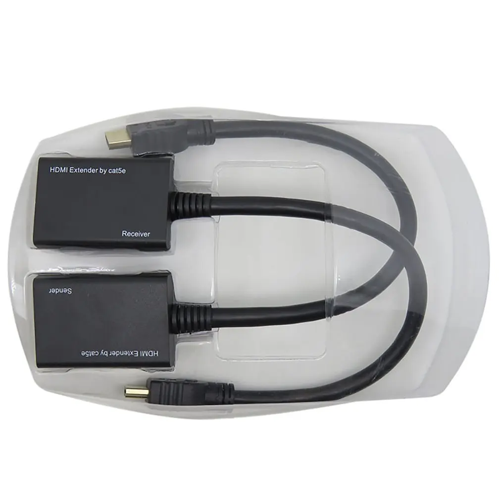 Набор HDMI, Овер-RJ45 CAT5e CAT6 UTP LAN Ethernet удлинитель повторитель 1080 P УДЛИНИТЕЛЬ