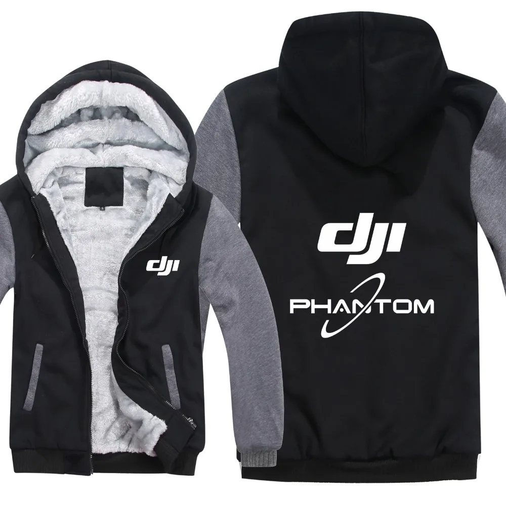 

Dji Phantom Hoodies Men Casual Coat Wool Liner Jacket Dji Phantom Sweatshirts Mans Pullover HS-025
