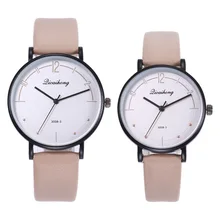 New Couples watch Women Men Leather Casual Quartz Watch Ladies Men's Sport Wrist Watches Fashion Clock burei brand men women dress quartz watch new hand couples table clock real leather fashion casual wristwatches hot sale gift