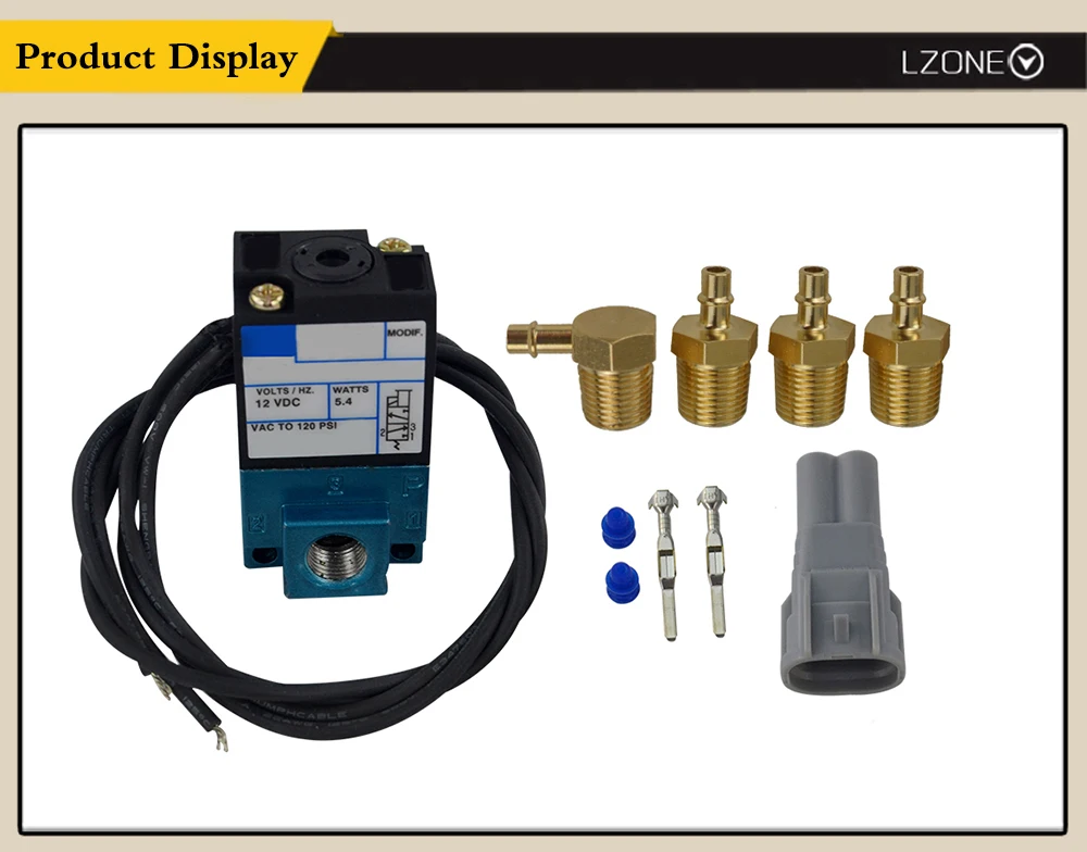 LZONE-3 портовый электронный электромагнитный клапан 35A-ACA-DDBA-1BA с латунным глушителем JR-ECU00