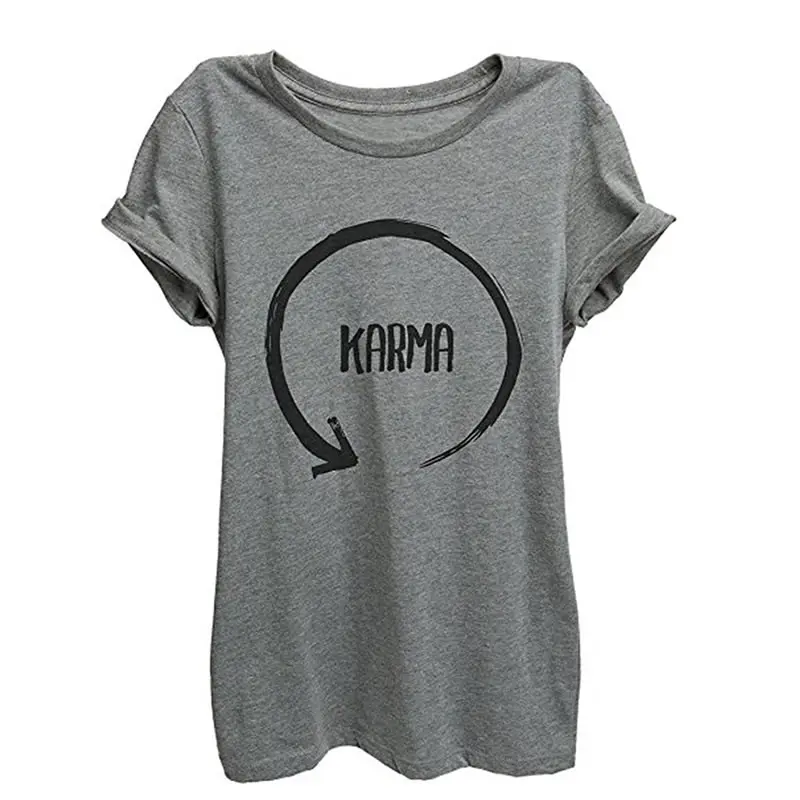 Футболка KARMA женская летняя 2018|tee shirt|fashion toptop fashion |