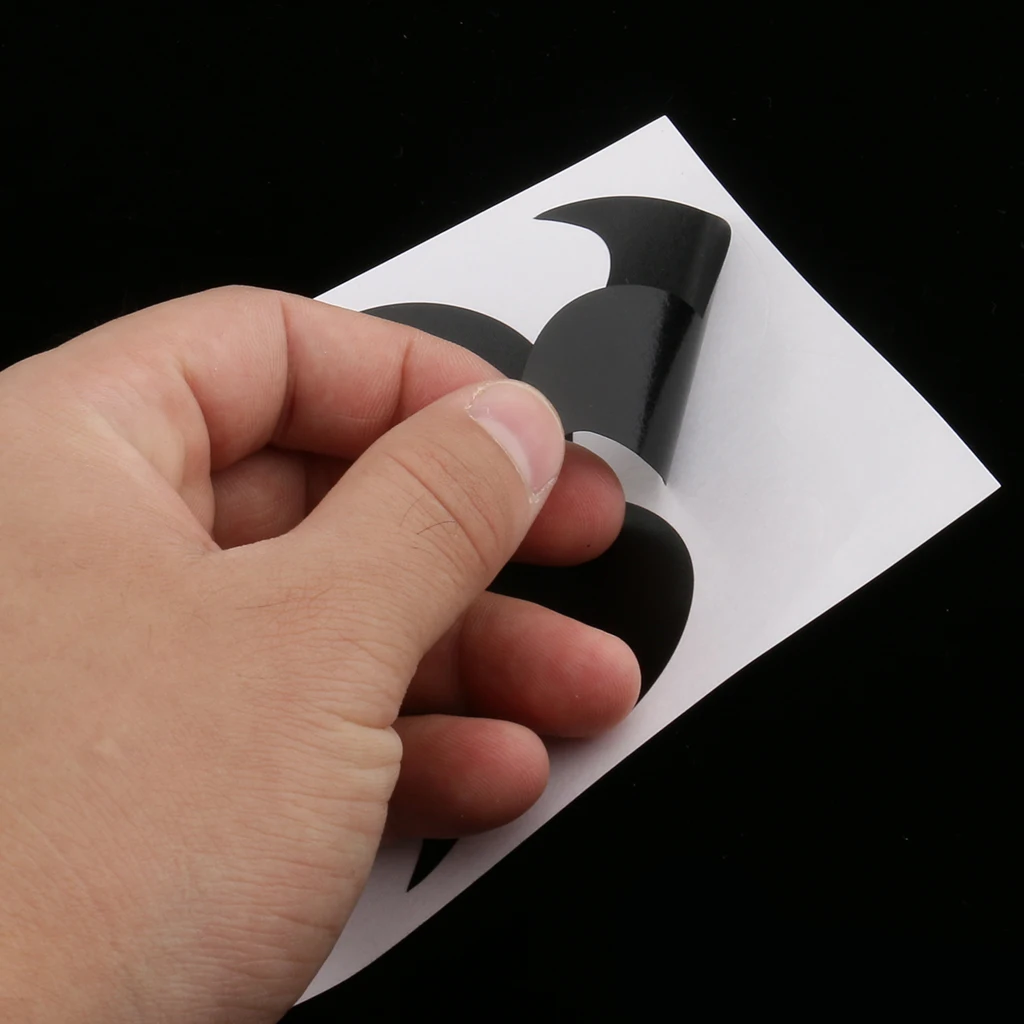 54PCS/PACK Black Board Self Adhesive Sticker Vinyl Mustache Decal Cup Stickers for Birthday Party Celebration Decor 