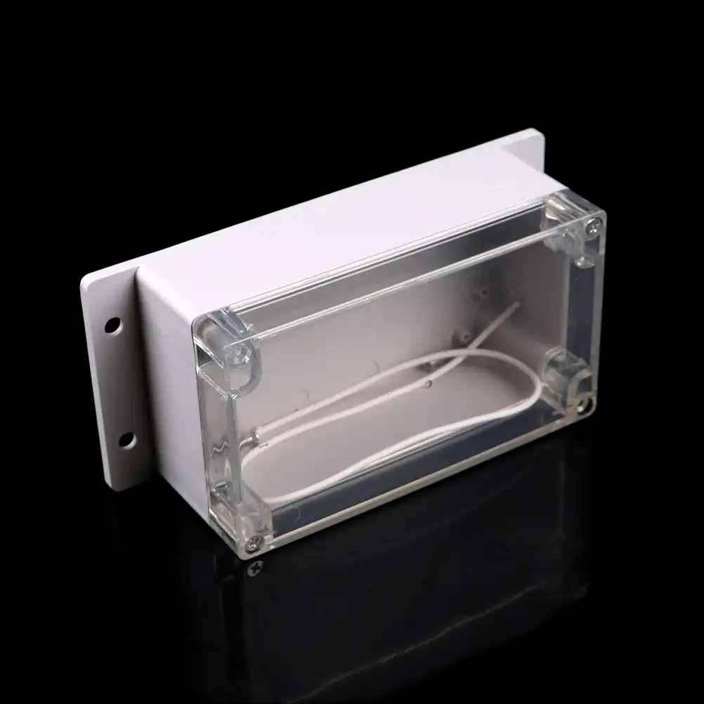 1pcs/lot Transparent cover wall mounted injection plastic material box IP65 waterproof ABS