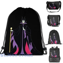 Забавные сумки на плечо с графическим принтом для женщин, Maleficent, рюкзак на одно плечо для путешествий, мужская сумка для спортзала
