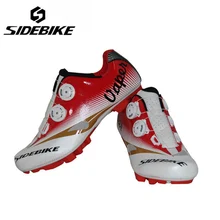 SIDEBIKE Pro Cycling Shoes Fast Tuning Knob Lacing Racing Sneakers Self-locking Bicycle Shoes sapatilha ciclismo mtb Eu:35-46