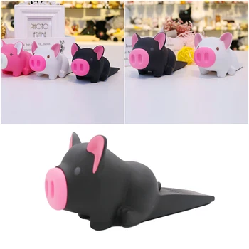 

Cartoon Decorative Door Stopper Cute Pig Door Stopper Slip Resistant Non Scratching Finger Protector