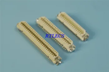 

10 pcs BTB 1.0 mm Pitch 31 41 51 Pin Board to Board Receptacle Mated Height 4.7mm SMT Surface Mount BTB Mezzanine PCB Header DF9