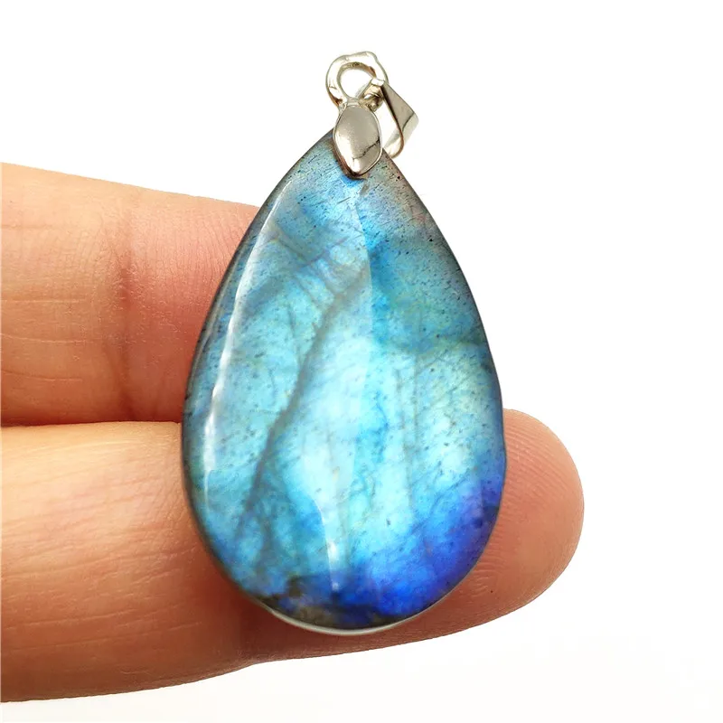 Natural Labradorite Necklace Pendant (3)