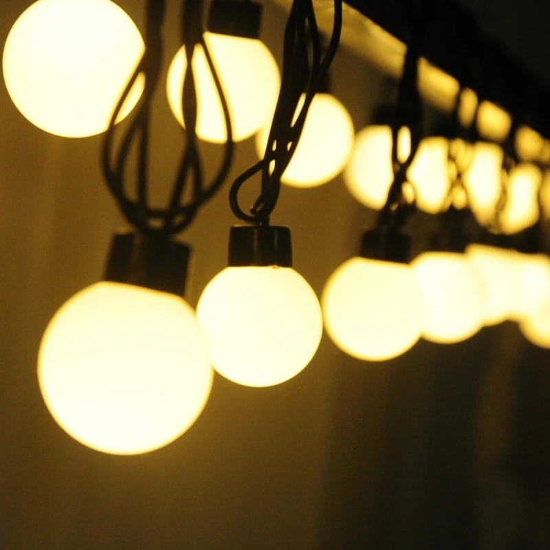 

Luminarias Big Size 10m LED String Ball Lights Curtain garland lamps for fairy wedding Indoor Outdoor Christmas Holiday Lighting