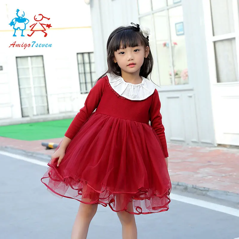 2017 Limited Flower Baby Girls Princess Infant Dress Girl Clothes Dresses Spring Autumn Party Wear Toddler Kids Birthday For baby girls princess shoes kids children princess shoes baby girl first walkers flower toddler infant shoe baby kids shoes