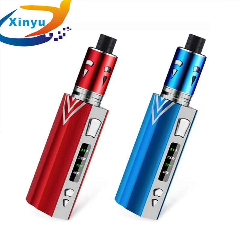 2PC Original JXS008 100w Starter Kit 2000mah Vaporizer Kit Shisha vape Pen Hookah Metal Body 3.5ml vape Electronic Cigarette KIT