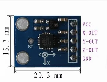 

10PCS GY-61 ADXL335 three-axis accelerometer tilt angle module alternative MMA7260 MODU