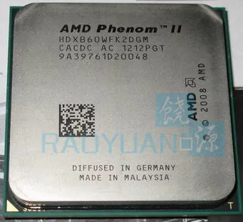 Двухъядерный процессор AMD Phenom II X2 B60 3,5 GHz HDXB60WFK20GM 80W Socket AM3 938pin