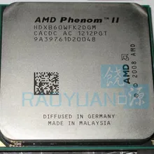 Двухъядерный процессор AMD Phenom II X2 B60 3,5 GHz HDXB60WFK20GM 80W Socket AM3 938pin