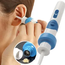 Бытовой электрический амортизаторы уха Чистый уха Органы детей копания Совок очиститель для взрослых ухо ушной серы поглощения