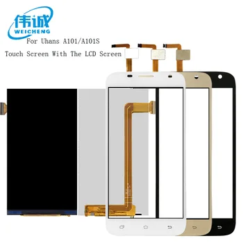 

WEICHENG For 5 inch Uhans A101 A101S LCD Display+Touch Screen 100% Tested Screen Digitizer Assembly Replacement +Free Tools