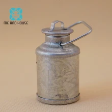 Кукольный дом миниатюрная Ферма Металл молоко вино может чайник горшок 1:12 весы