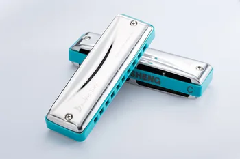 

Harmonica 10 Hole Diatonic C tone Blues Harp High quality gaita de boca Mouth Organ Musical Instrument mouth harp