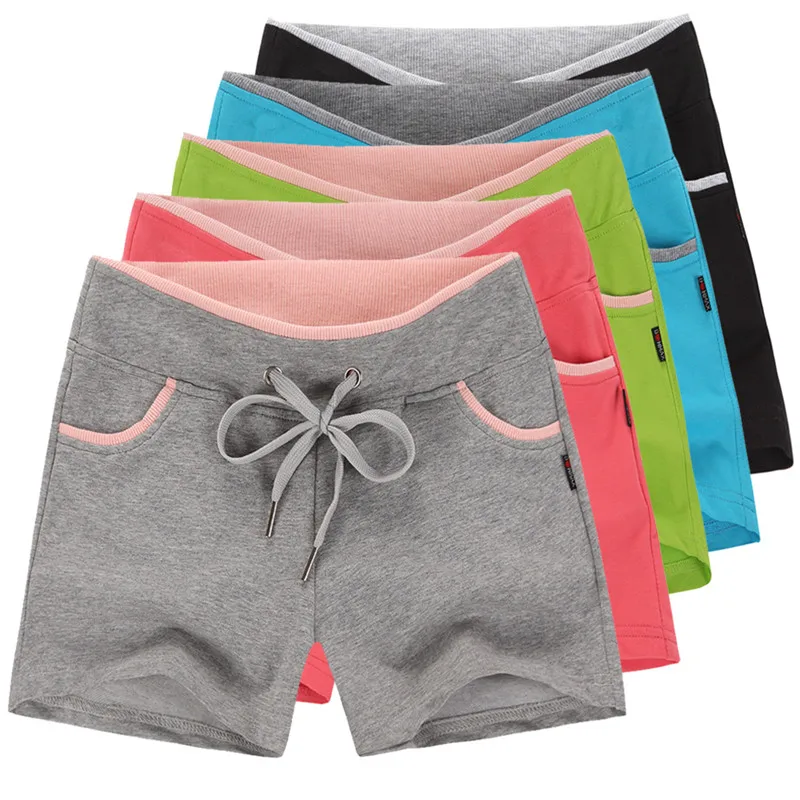 

Hot Selling 2019 Summer Women Home Exercise Shorts Female Casual Loose Plus Size Drawstring Shorts Cotton Shorts C134