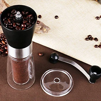 

LUCOG Manual Ceramic Burr Coffee Grinder Eco-friendly Ceramic Conical Adjustable Burr Assembly Coffee Bean Grinder Machine