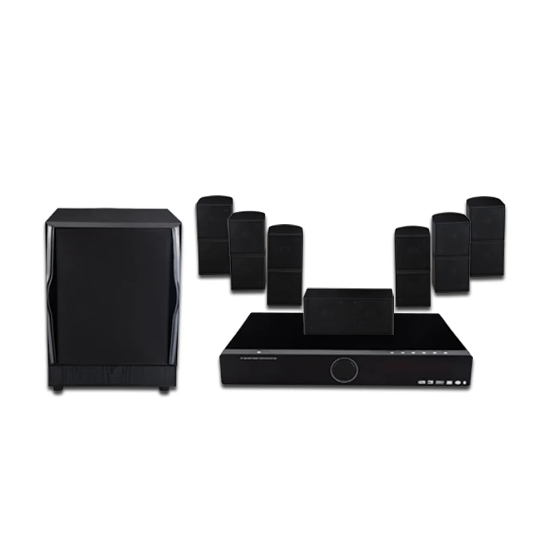 SaoMao HM1 7.1 channel home theater system DTS Dolby D/A converter 8 channel bluetooth DAC amplifier Coaxial horn