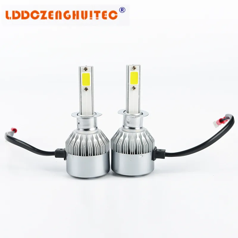 LDDCZENGHUITEC светильник пы H1 H3 H4 h7 светодиодные лампы H8 H9 H11 9005 9006 9012 HB3 HB4 автомобильные