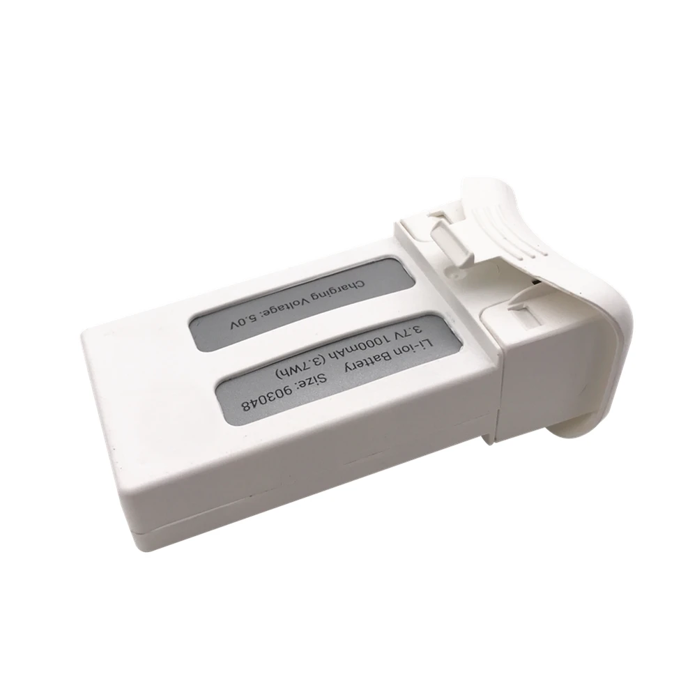 

3.7V 1000mAh Lithium Battery for SJRC S20W T25 Four-axis Drone Spare Parts Remote Control Aircraft Battery White 903048