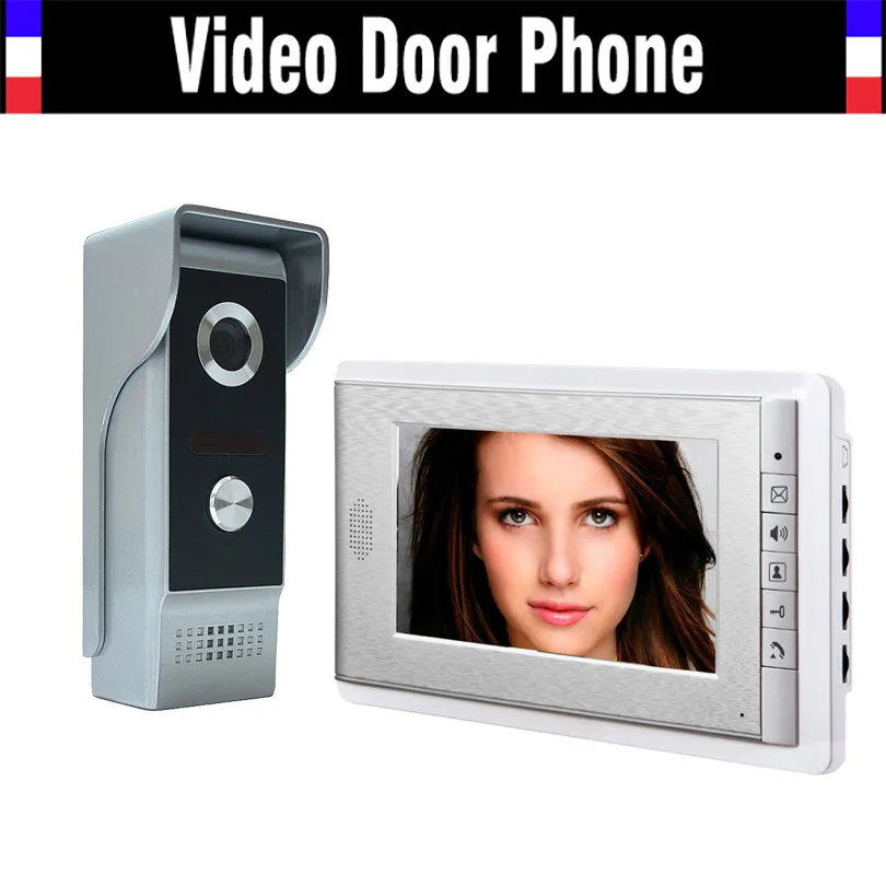 7 Inch Screen Color Video Door Phone System Video Door Phone
