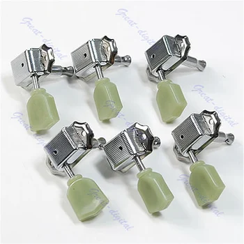 

New Guitar 3R & 3L Deluxe Tuning Pegs Machine Heads Tuners For Gibson Style