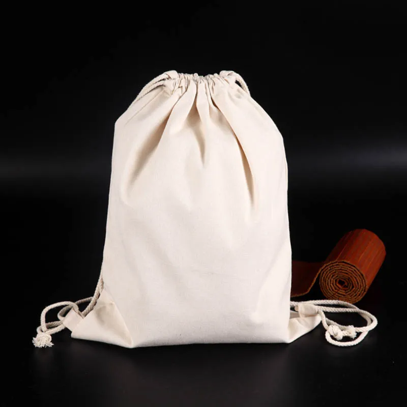 Bolsa de armazenamento de linho e algodão 2018 artesanal, saco com cordão, bolsa pequena de moedas, bolsa de viagem para mulheres, bolsa pequena de pano, presente de natal