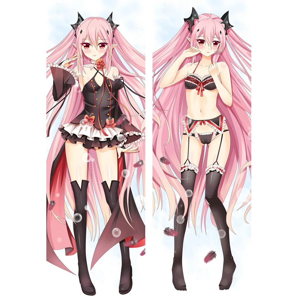 Японский Dakimakura Чехол Seraph из конца кровати Наволочка Krul Tepes Hiiragi Shinoa наволочки|pillow